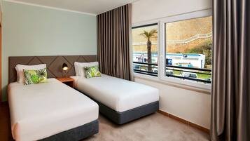 Minibar, in-room safe, desk, blackout drapes