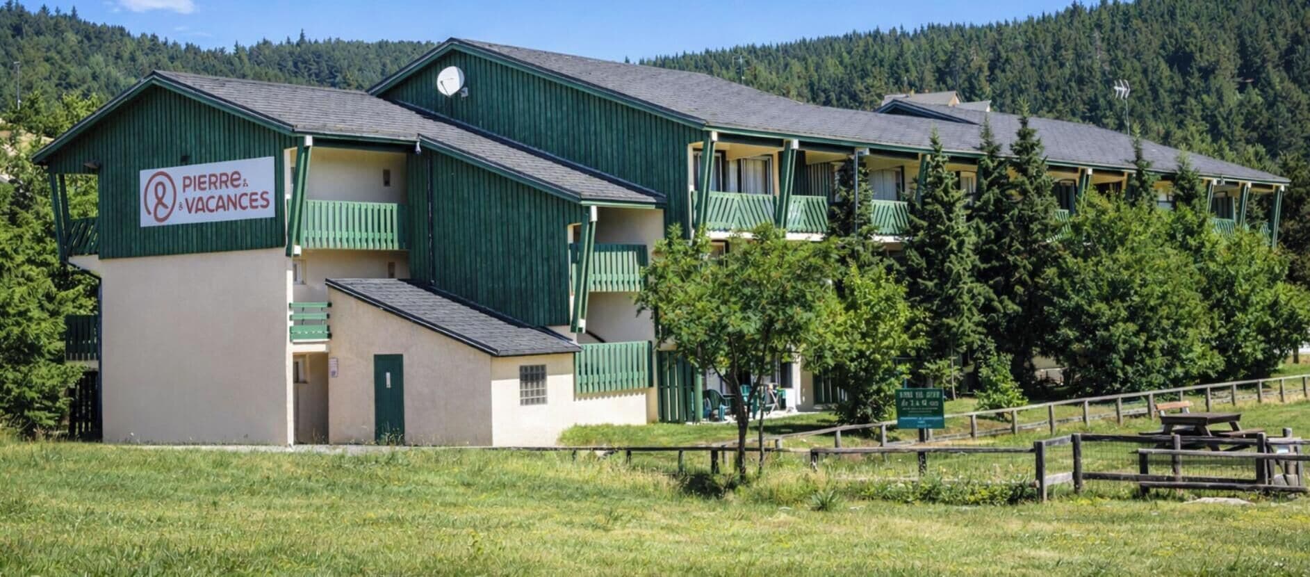 Fassade der Unterkunft