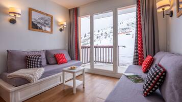 Studiolejlighed (4 people / 4 personnes) | Opholdsområde | Fladskærms-tv