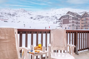 Appartement 4 personnes, 1 chambre, Vue Montagne dégagée | Ausblick vom Zimmer