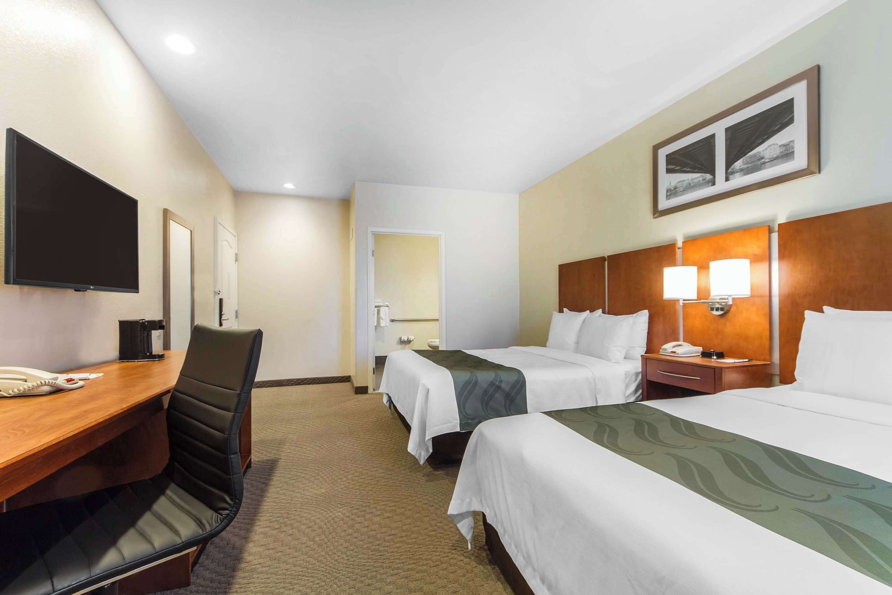 room, 2 queen beds, accessible, non smoking | iron/ironing board, cots/infant beds, rollaway beds, free wifi