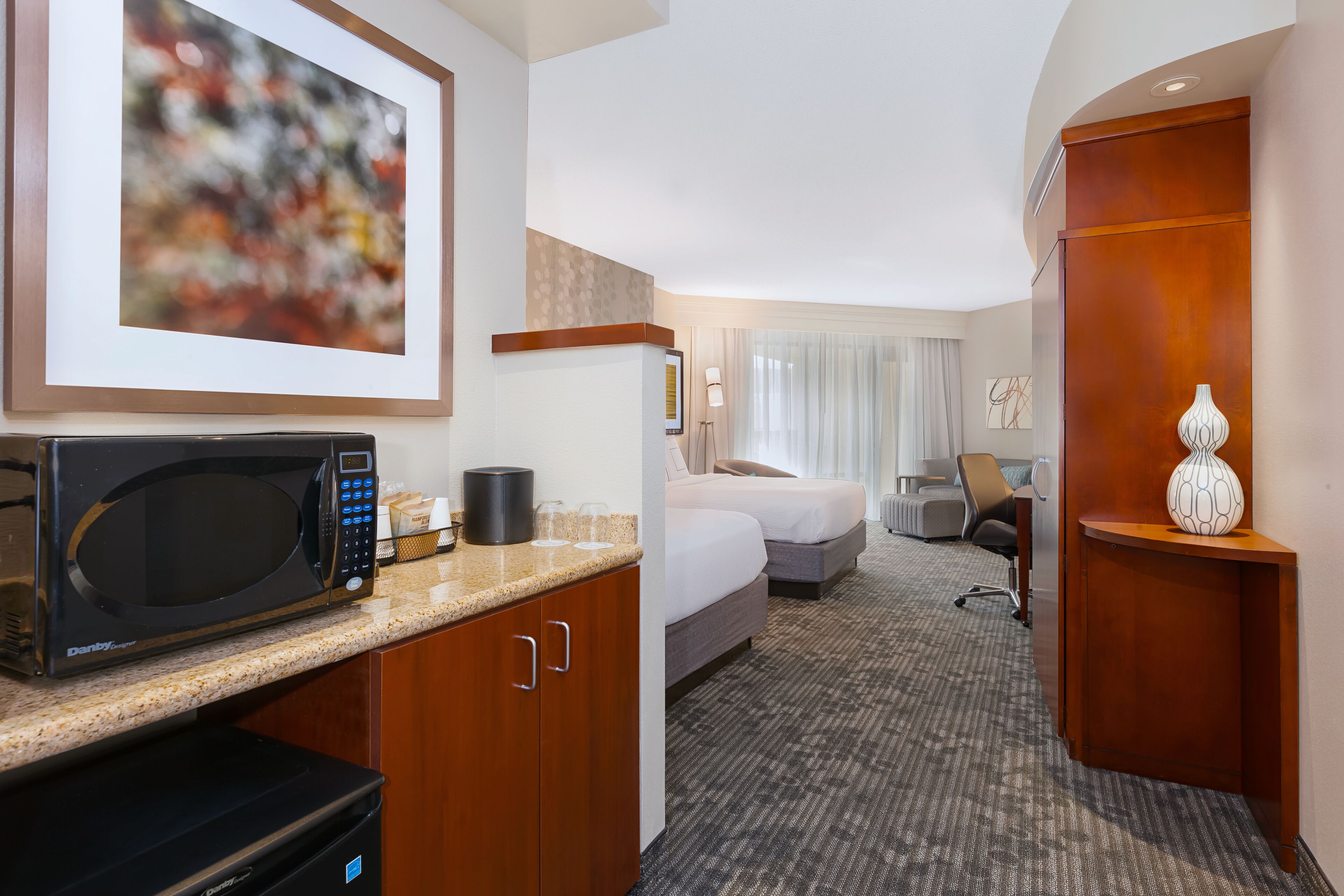 room, 2 queen beds, non smoking | premium bedding, in-room safe, desk, blackout curtains