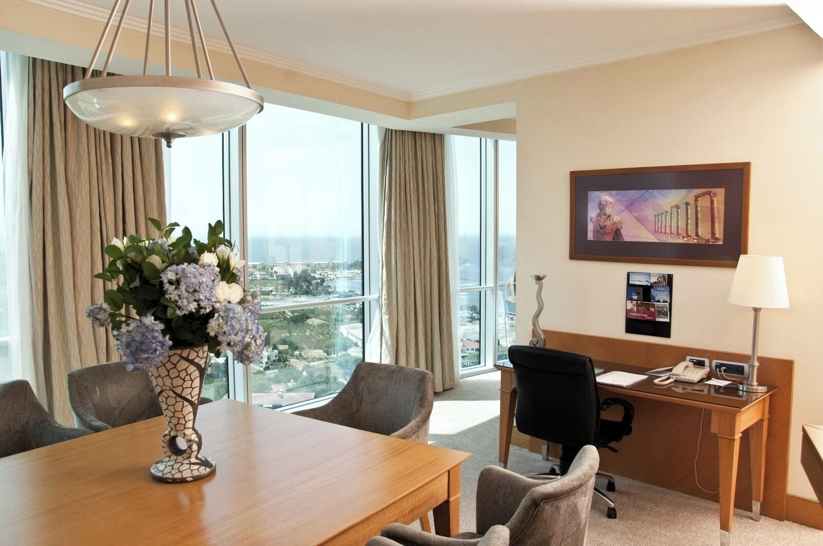 Senior Suite, 1 King Bed, Non Smoking, Mountain View (Senior) | Living area | 42-inch LCD TV with satellite channels, TV, table tennis