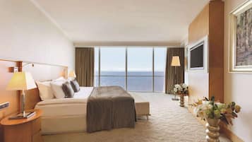 Suite presidencial, 1 llit de matrimoni gran | 1 dormitori, llençols de cotó egipci i roba de llit d'alta qualitat