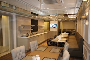 Frühstück, Mittagessen und Abendessen