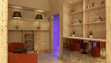 Spa, bain turc/hammam, soins du corps, aromathérapie, soins du visage