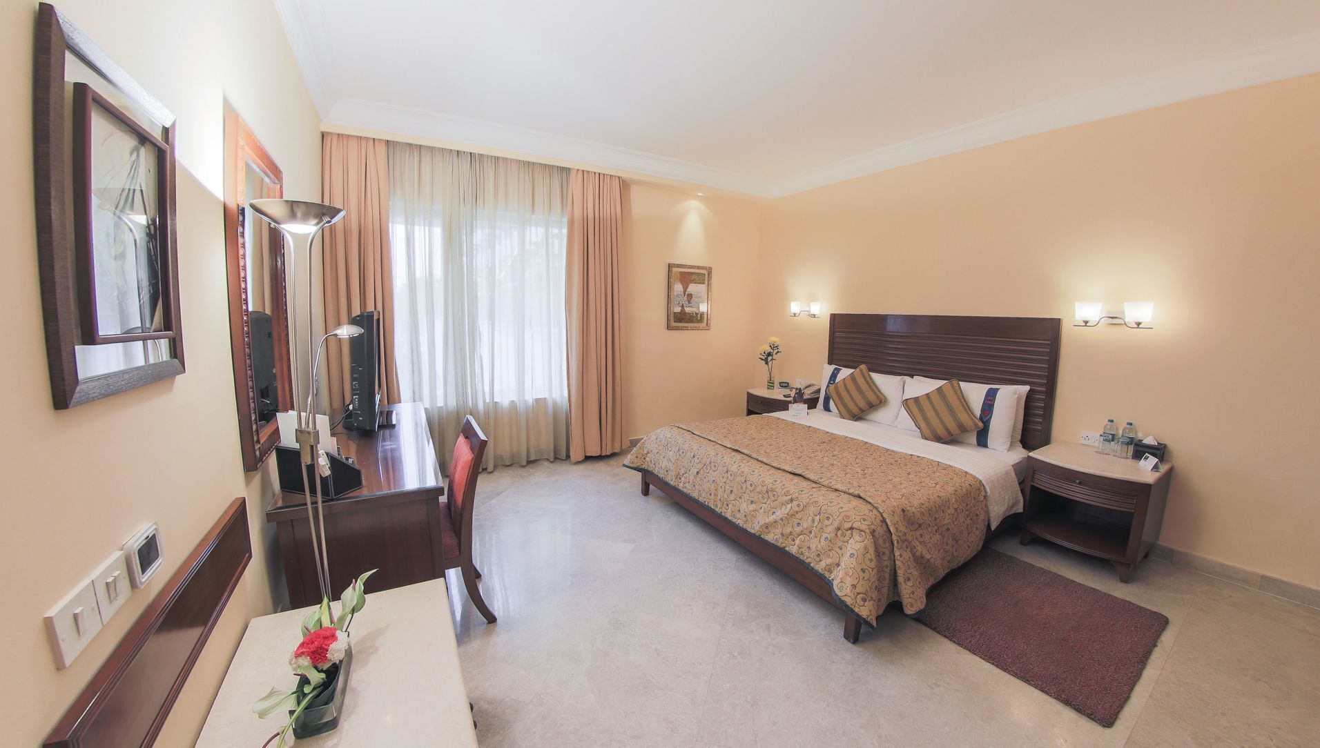 Premium bedding, minibar, in-room safe, desk