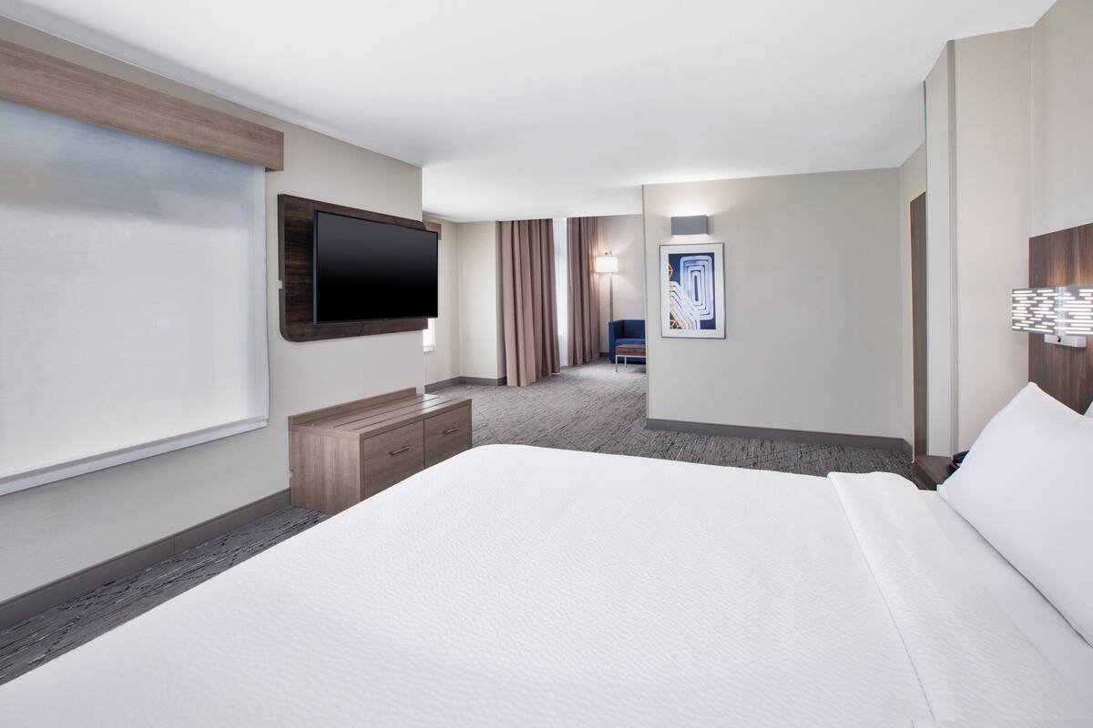 Suite, 1 King Bed with Sofa bed (Living Area) | In-room safe, desk, iron/ironing board, cribs (free)