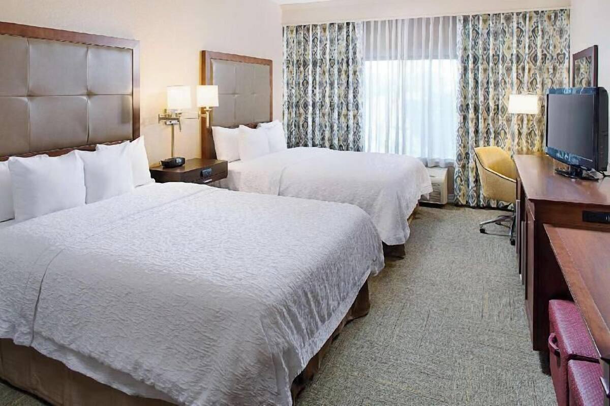In-room safe, desk, iron/ironing board, free cribs/infant beds