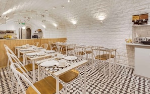 Daily buffet breakfast (EUR 12 per person)