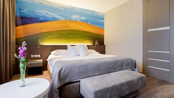 1 habitación, ropa de cama hipoalergénica y minibar