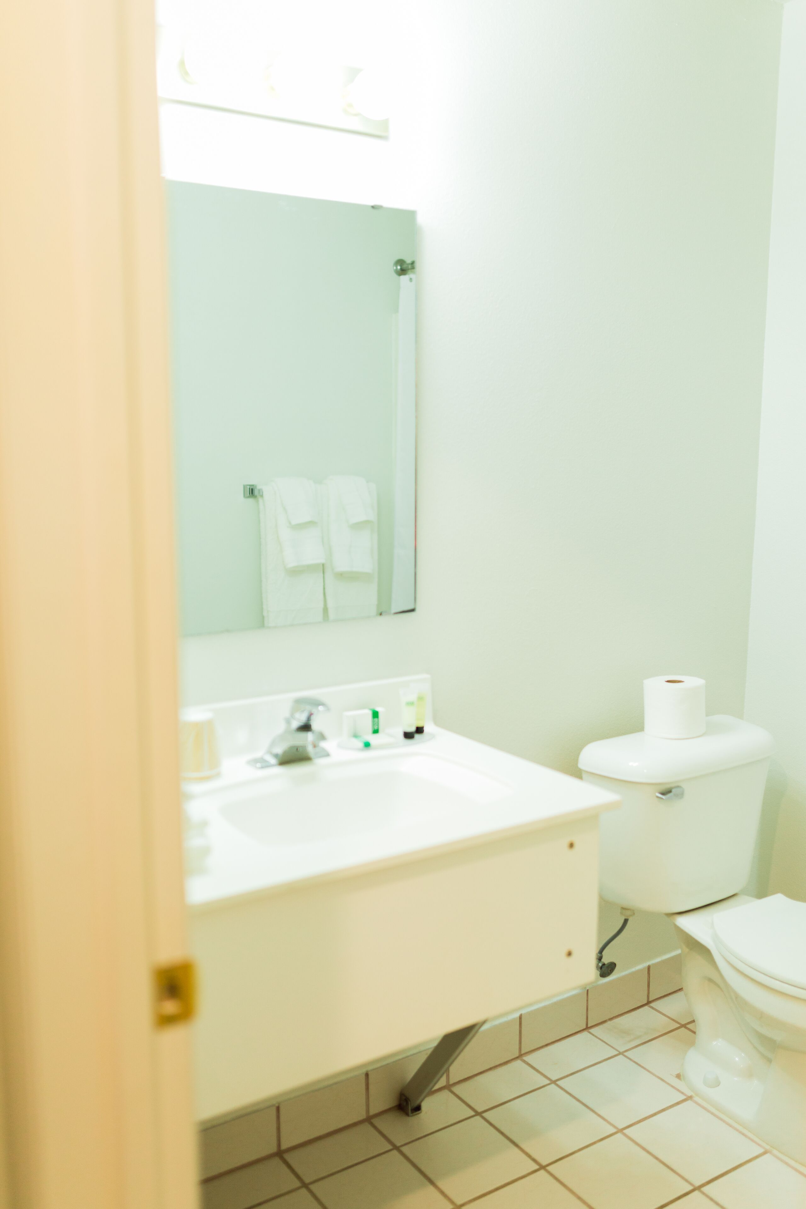 combined shower/bathtub, towels, soap, shampoo