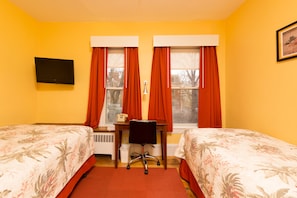 Economy Room, 2 Twin Beds, Shared Bathroom | Desk, iron/ironing board, free WiFi, bed sheets