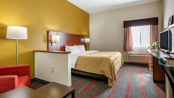 Habitación estándar, 1 cama de matrimonio grande, no fumadores | 1 dormitorio, caja fuerte, escritorio