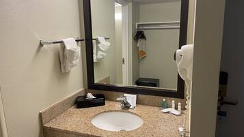 Free toiletries, hair dryer, towels