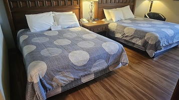 Deluxe Room, 2 Queen Beds, Non Smoking (Pet Friendly) | 1 bedroom, desk, free cribs/infant beds, rollaway beds