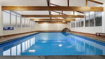 Indoor pool, a heated pool