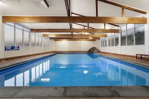 Indoor pool, a heated pool