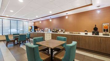 Free daily on-the-go breakfast