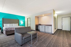 Premium bedding, down comforters, pillowtop beds, in-room safe