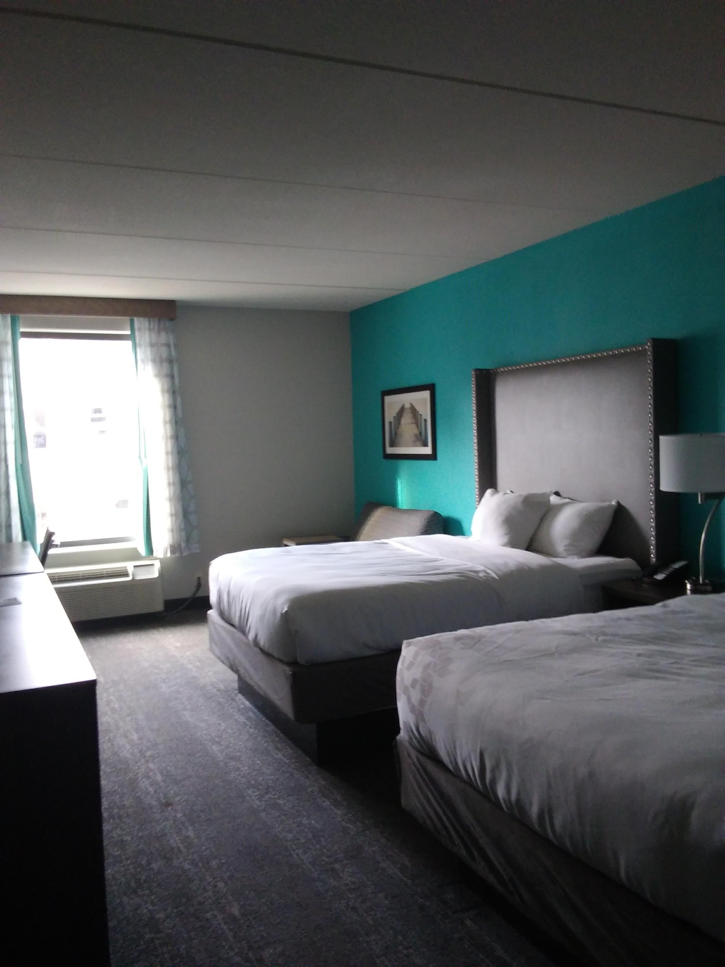 standard room, 2 queen beds, refrigerator & microwave | premium bedding, down duvets, pillow-top beds, in-room safe