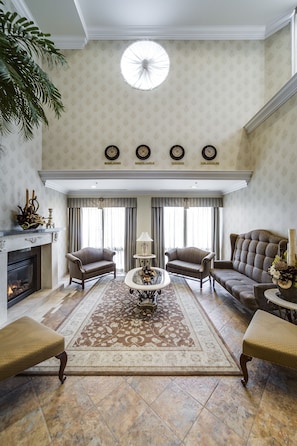 Lobby sitting area