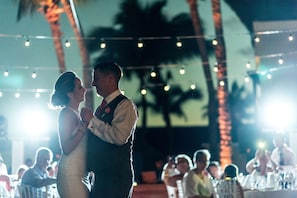 Zona para bodas al aire libre