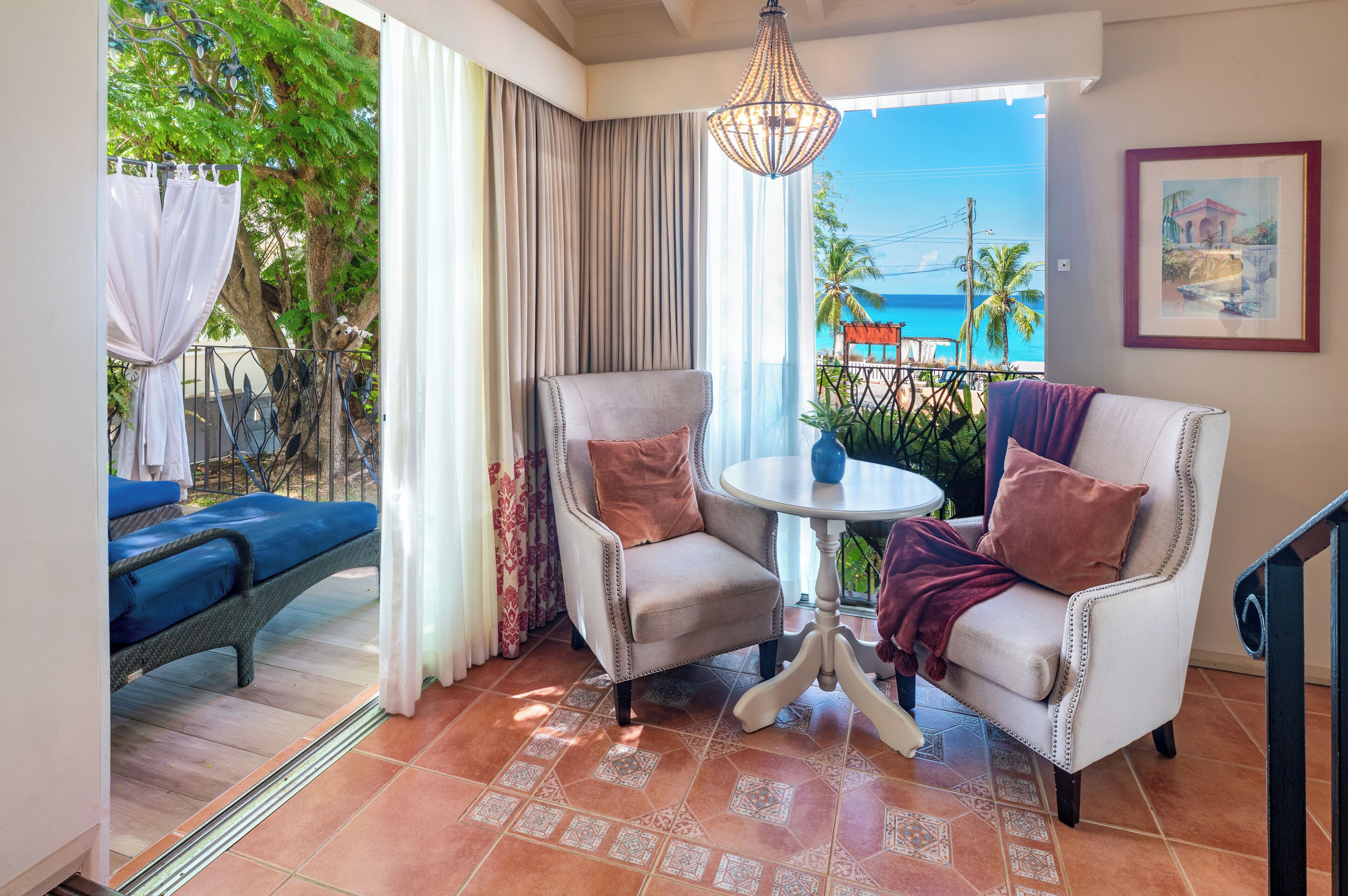 Kamar Deluxe, Satu Tempat Tidur King, Pemandangan Samudra (Ocean Deluxe Room, 1 King Bed) | Area keluarga | TV plasma