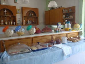Daily buffet breakfast (EUR 10 per person)