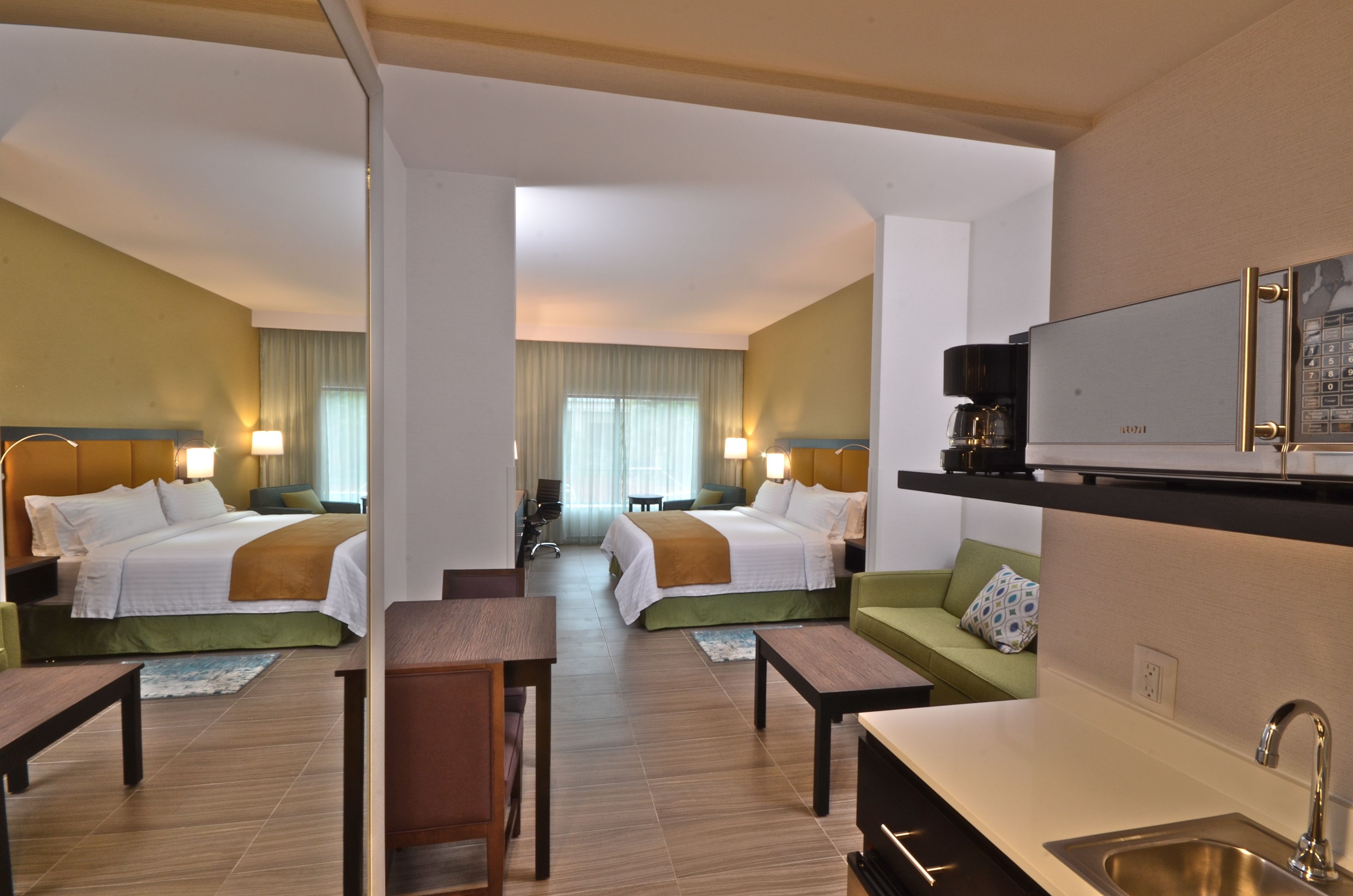 suite, 1 king bed (living) | private kitchen | coffee/tea maker, electric kettle