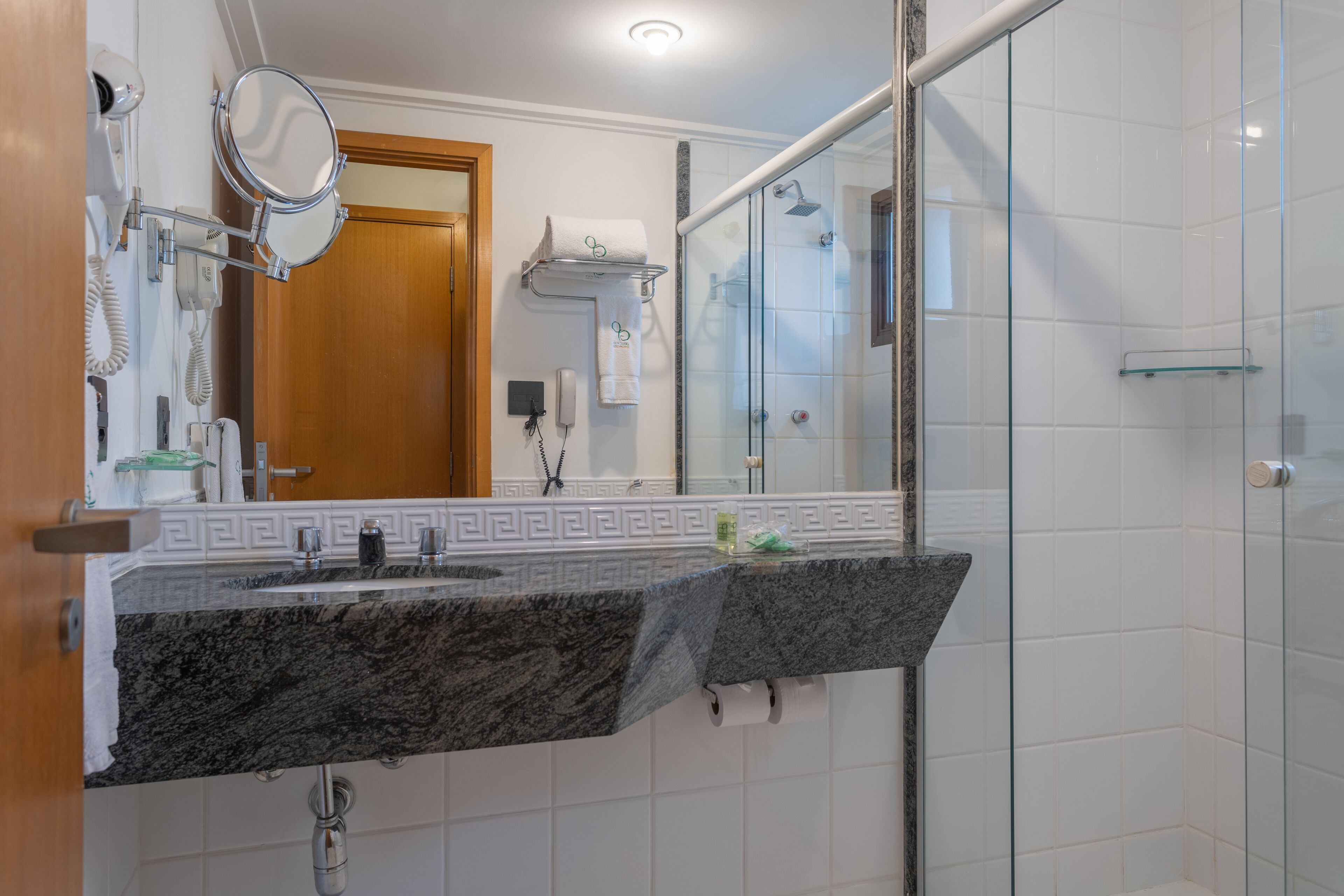 superior suite, 1 double bed | bathroom | shower, rainfall showerhead, free toiletries, towels