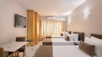 Ropa de cama hipoalergénica y minibar