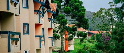 Façana frontal de l'allotjament