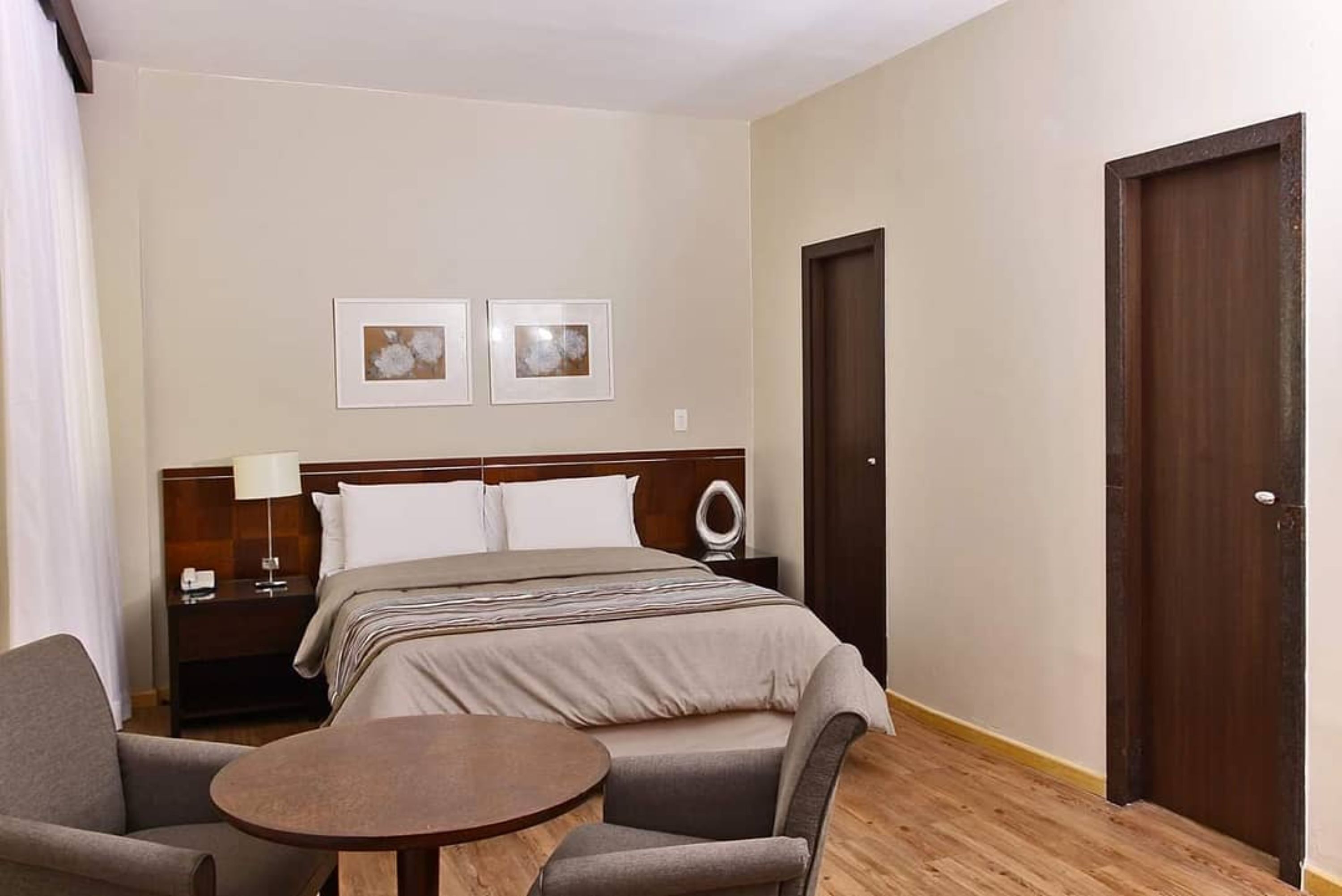 Minibar, in-room safe, desk, blackout curtains