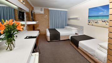 Economy Twin Room | Desk, laptop workspace, iron/ironing board, free WiFi