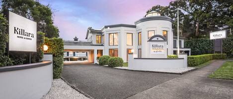 Fachada da propriedade