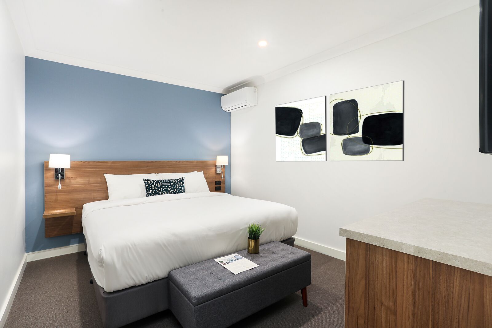 suite, 2 bedrooms | premium bedding, in-room safe, individually furnished, desk
