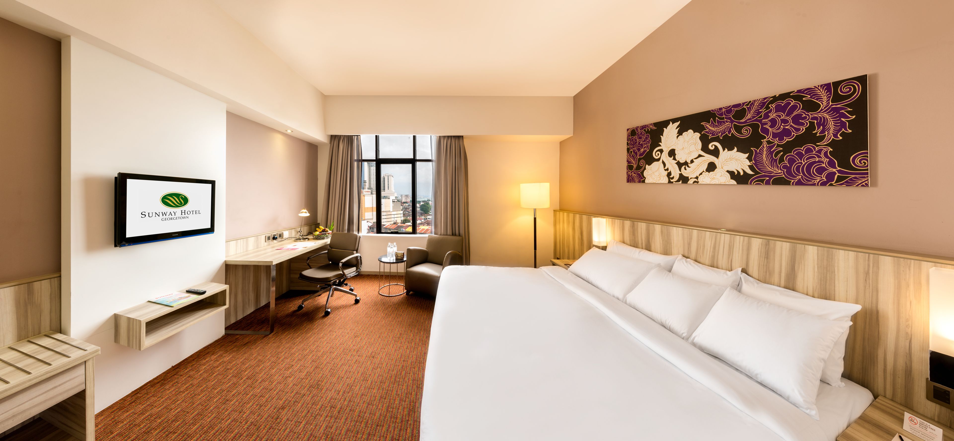 deluxe super king | in-room safe, desk, laptop workspace, blackout curtains