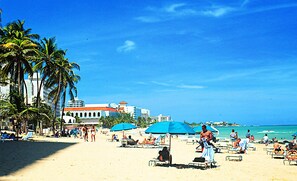 Beach nearby, white sand