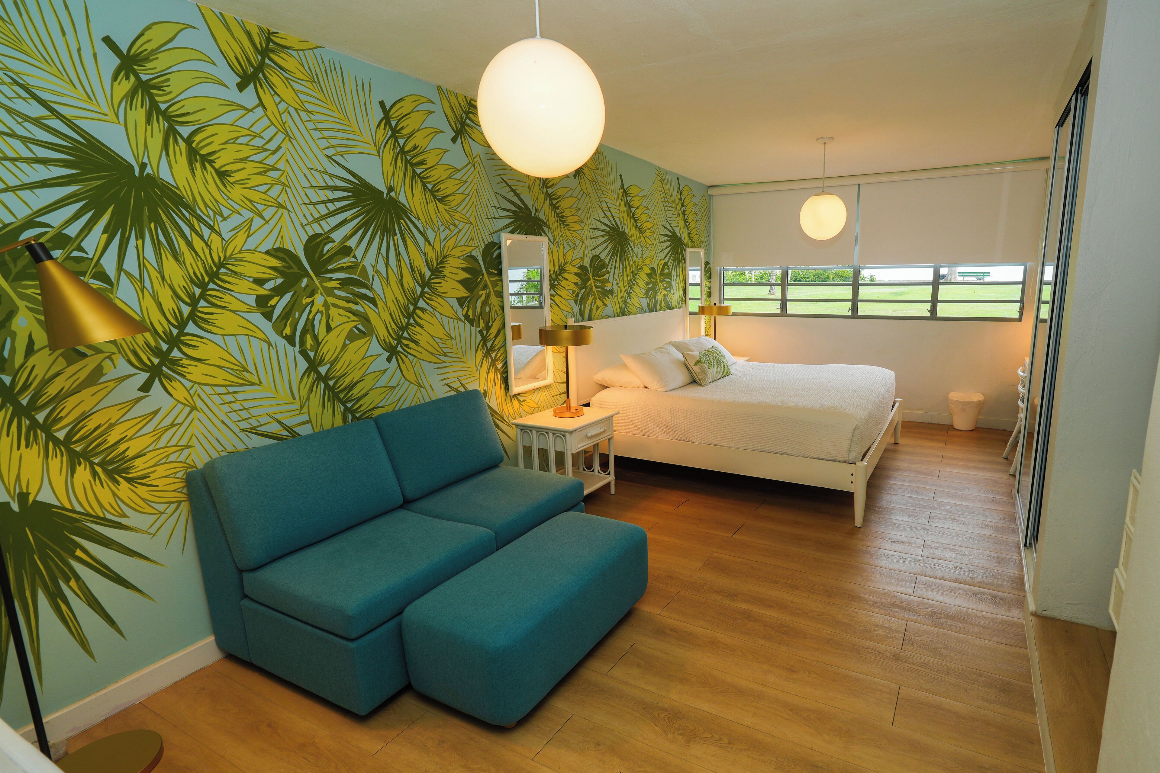 family villa, 2 bedrooms, beach view, ground floor | 1 bedroom, in-room safe, individually decorated, individually furnished