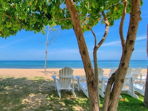 On the beach, sun loungers - Rincon of the Seas - Grand Caribbean Hotel (Rincon)