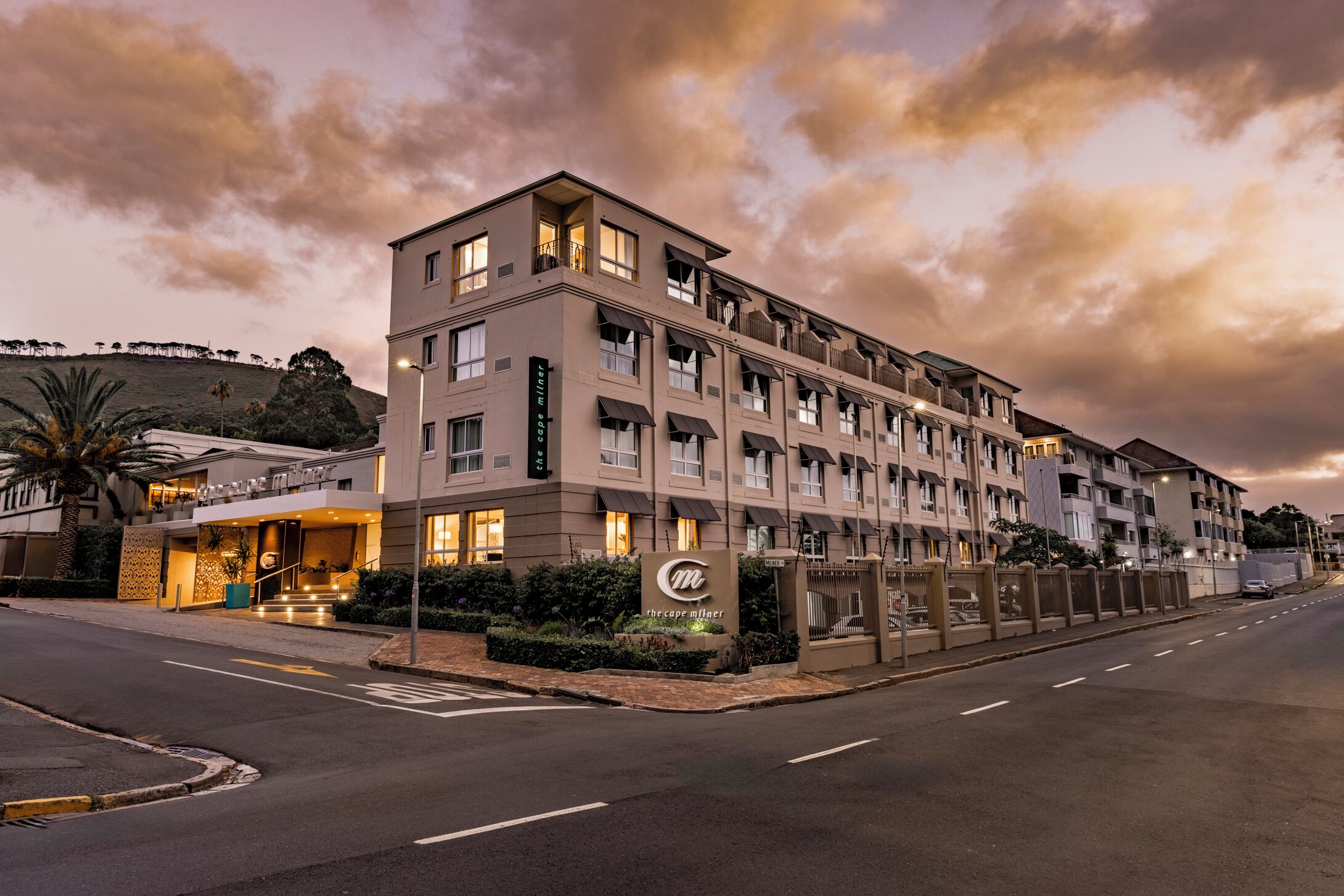 front of property – evening/night