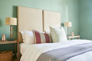 Habitación con 1 cama matrimonial o 2 individuales | Sábanas de algodón egipcio y ropa de cama de alta calidad 