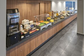 Free daily self-service breakfast 