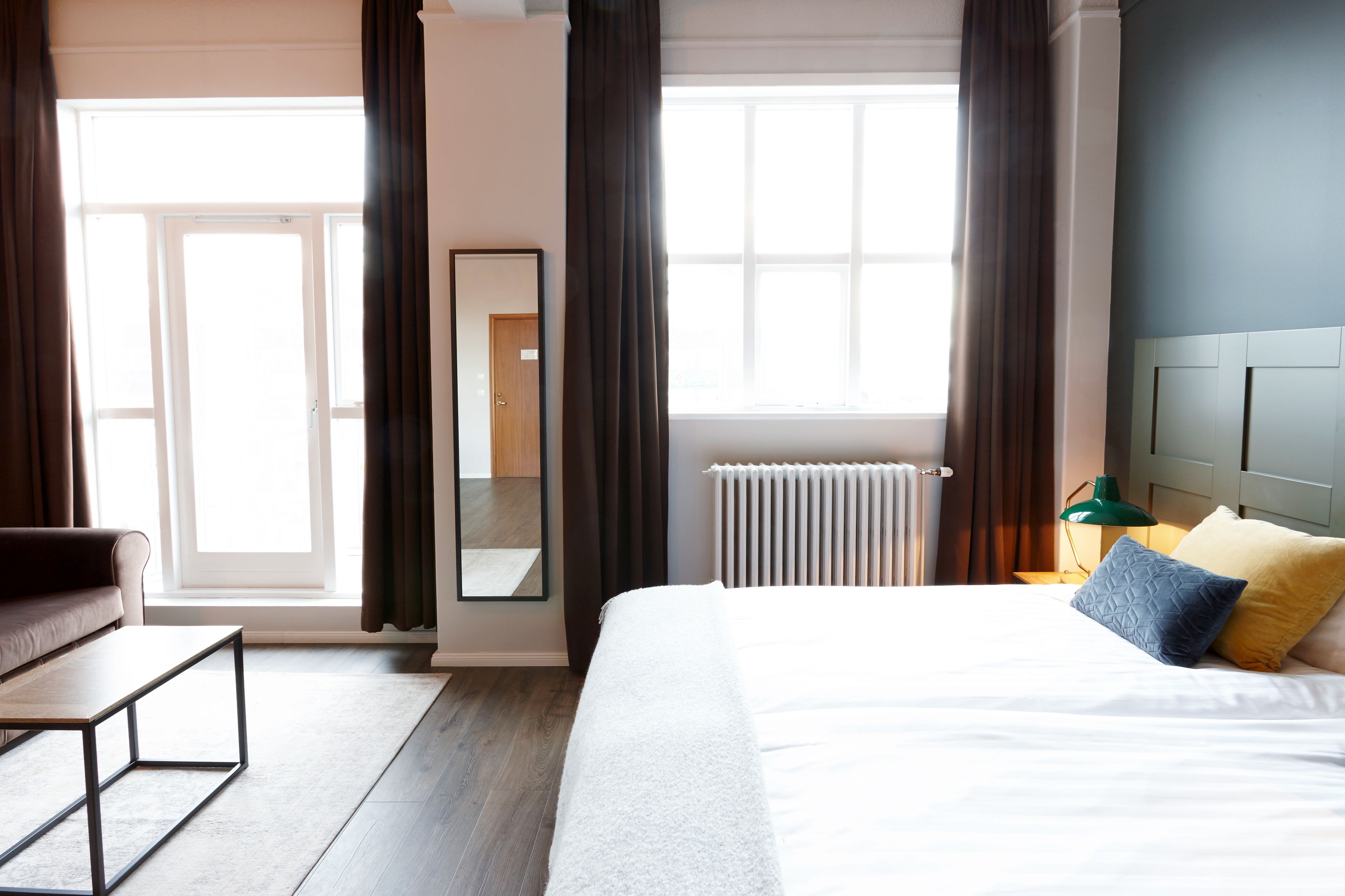 deluxe double room | in-room safe, desk, blackout curtains, iron/ironing board