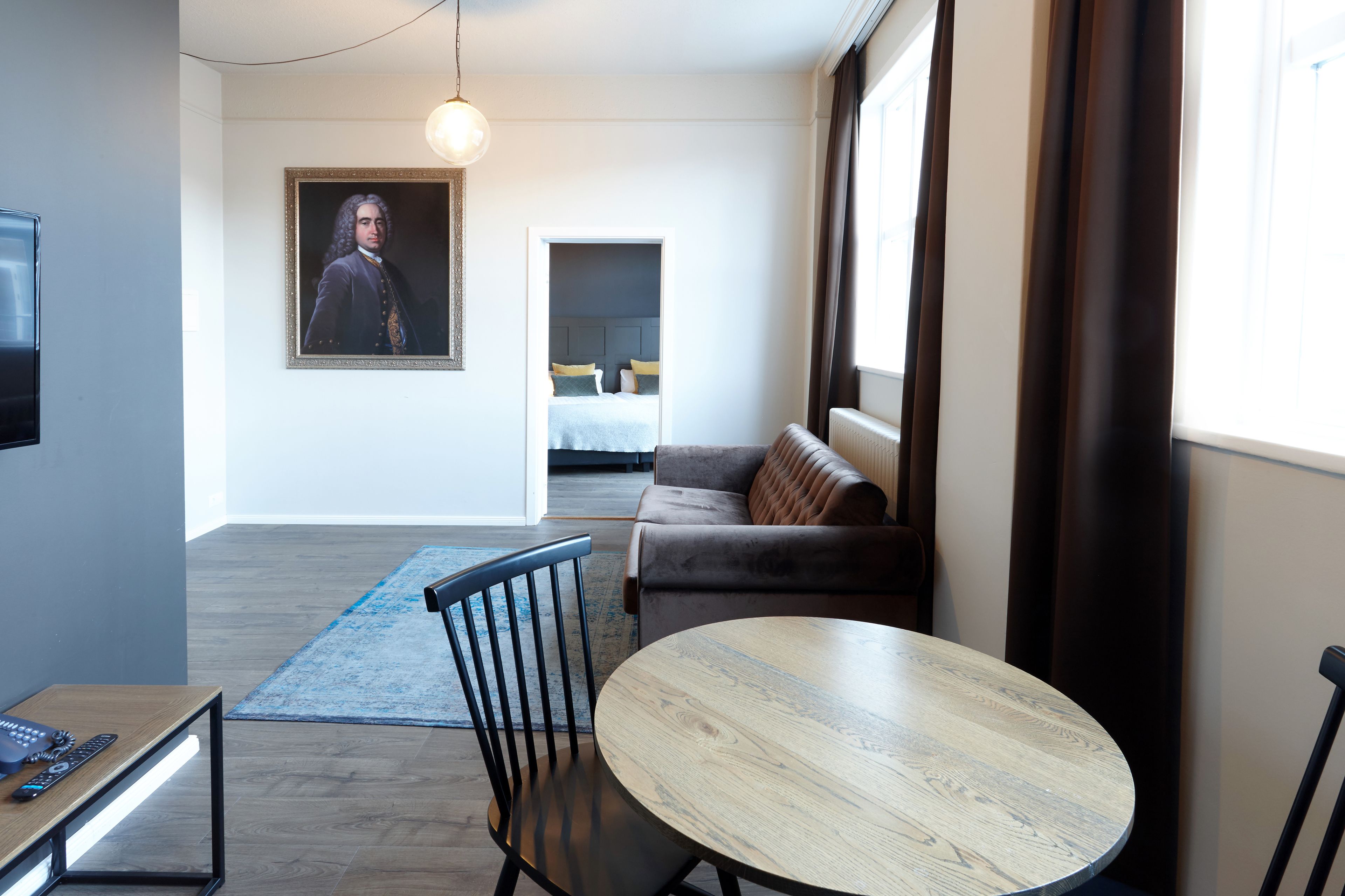 in-room safe, desk, blackout curtains, iron/ironing board