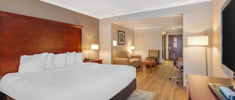 Chambre Simple Supérieure, réfrigérateur et four à micro-ondes