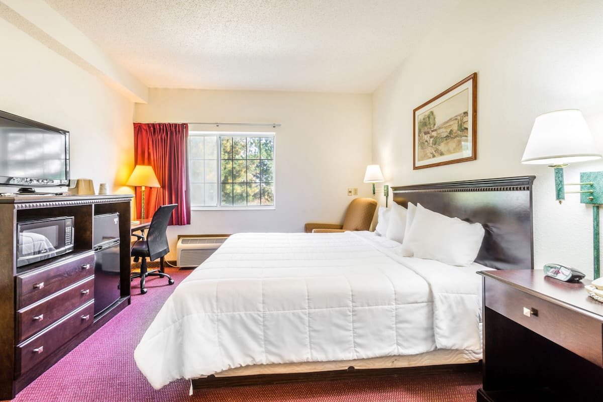 deluxe double room, accessible, private bathroom (wheelchair ada accessible) | floor plan