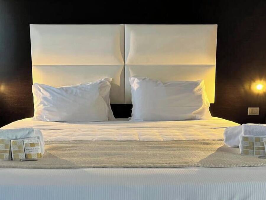 Down duvets, minibar, in-room safe, desk