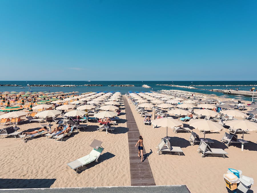 Barracas de praia de cortesia
